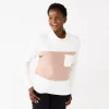 Women's Croft & Barrow® Mockneck Sweatshirt