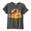 Boys 8-20 Jurassic World Dominion Logo T-Rex Movie Tee