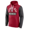 Men's Fanatics Tampa Bay Buccaneers Colorblock Fleece Hoodie