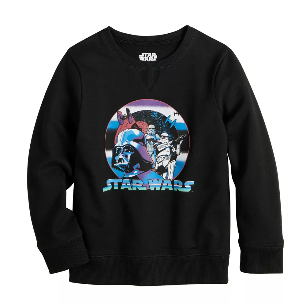 Boys 4-12 Jumping Beans® Star Wars Vintage Fleece Graphic Crewneck Sweatshirt