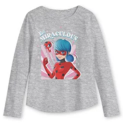 Girls 4-12 Jumping Beans® Miraculous Ladybug "Be Miraculous" Long Sleeve Graphic Tee