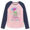Girls 4-12 Jumping Beans® The Mandalorian Grogu aka Baby Yoda Birthday Raglan Sleeve Graphic Tee