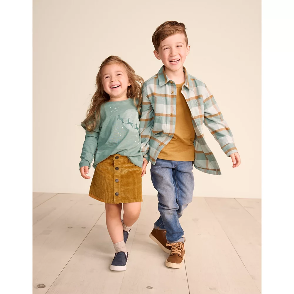 Toddler Girl Little Co. by Lauren Conrad Organic Corduroy Skirt - Image 3