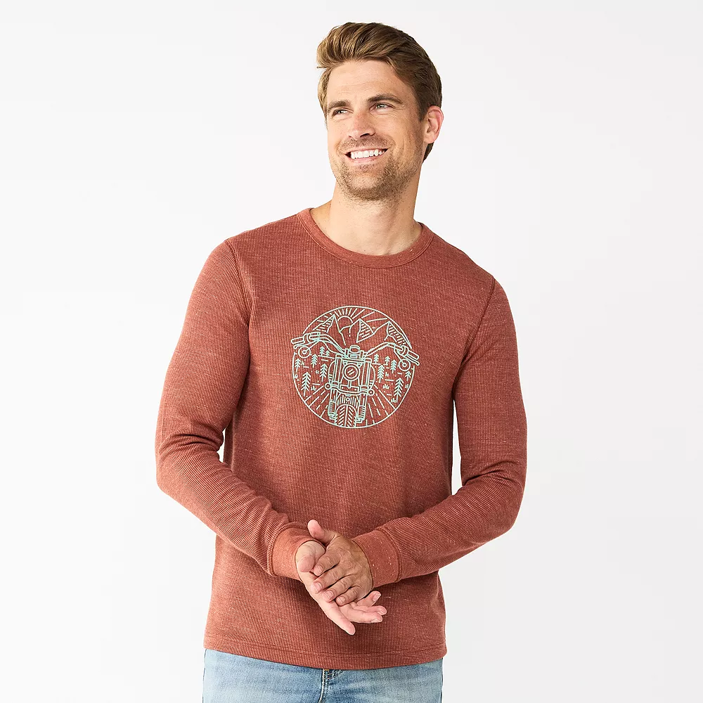Men's Sonoma Goods For Life® Graphic Thermal Crew - Image 3