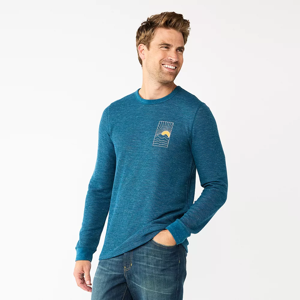 Men's Sonoma Goods For Life® Graphic Thermal Crew - Image 2
